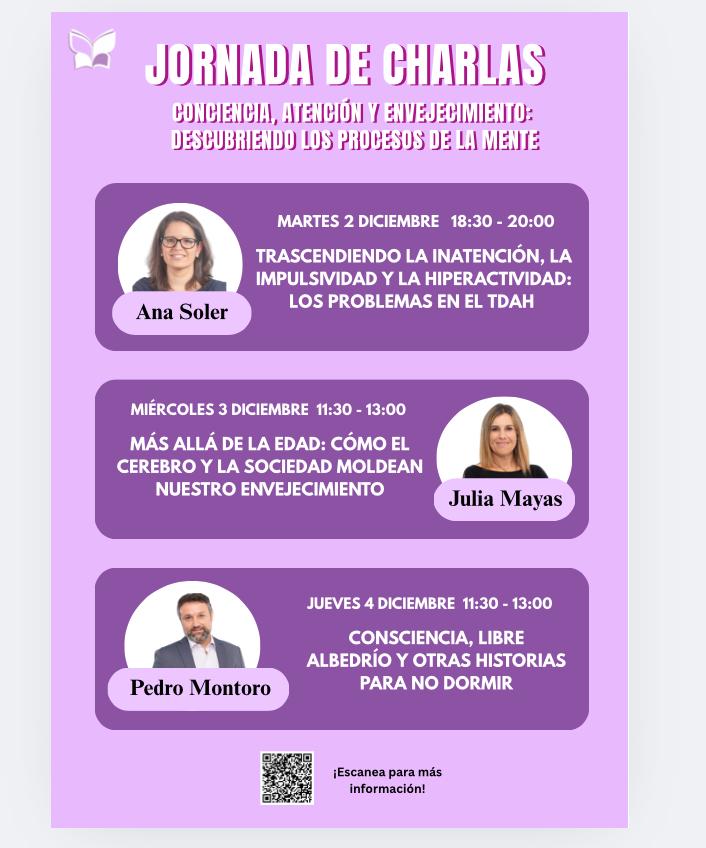 Cartel de la jornada de charlas PSICOUAM